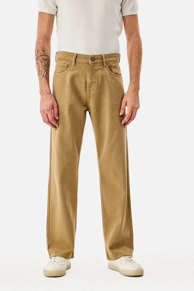 Snitch  Straight Fit Washed Jeans for Men | Best Price UAE